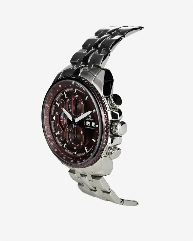 Chronomaster Men's All Stainless Steel Day/Date