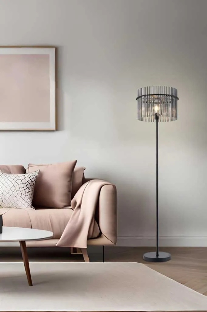 Chrysler Glass Floor Lamp