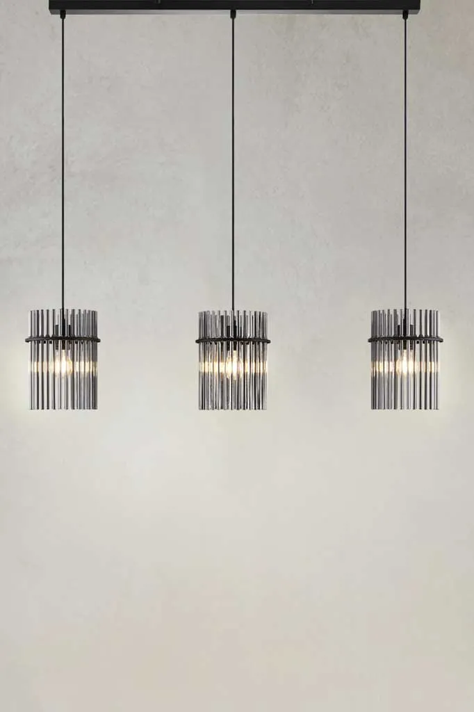 Chrysler Glass Multi Light Pendant