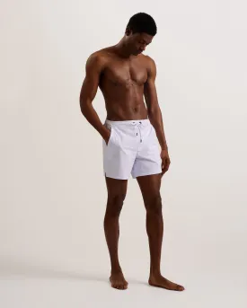 Colne Plain Textured Swimshort White