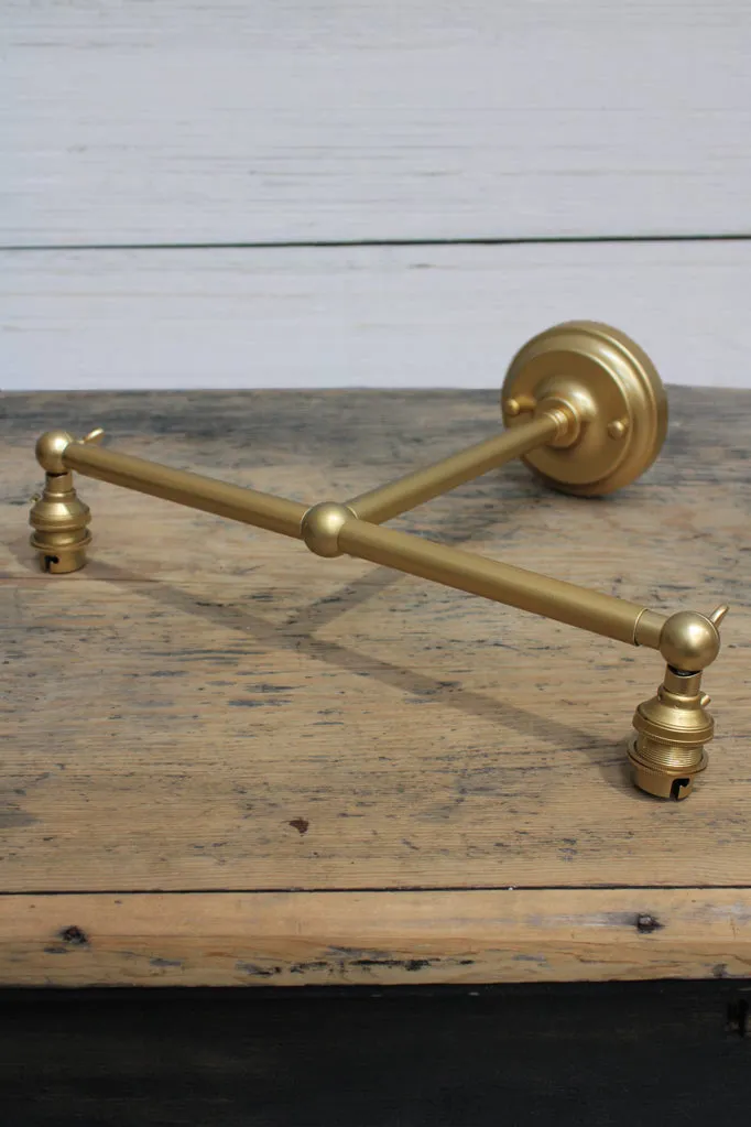 Como Double Swivel Arm Wall Light