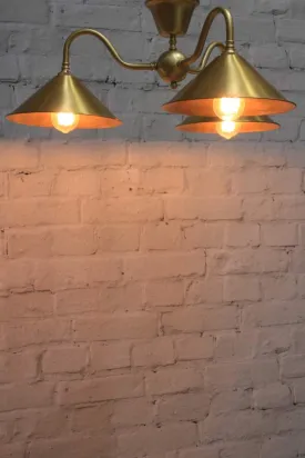 Cone Gooseneck Flush Mount Light