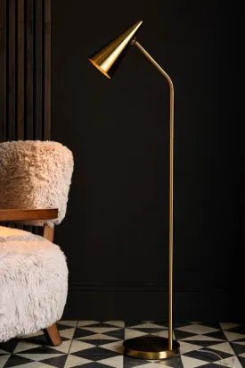 Contemporary Brass Floor Lamp