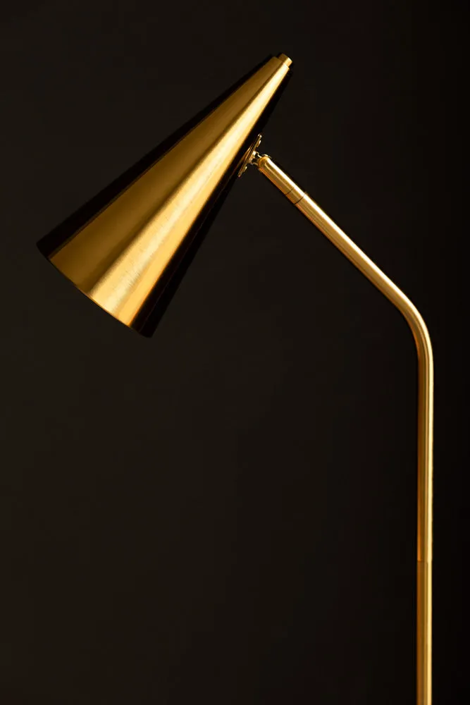 Contemporary Brass Floor Lamp