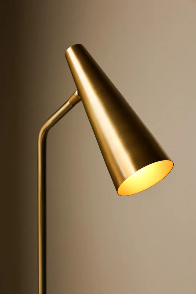 Contemporary Brass Floor Lamp