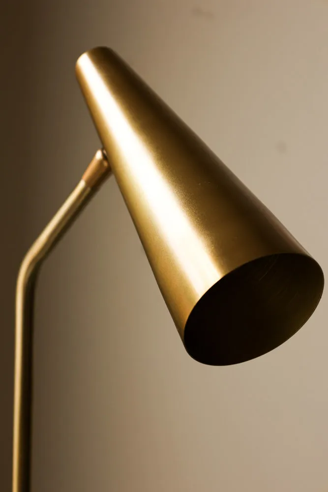 Contemporary Brass Floor Lamp