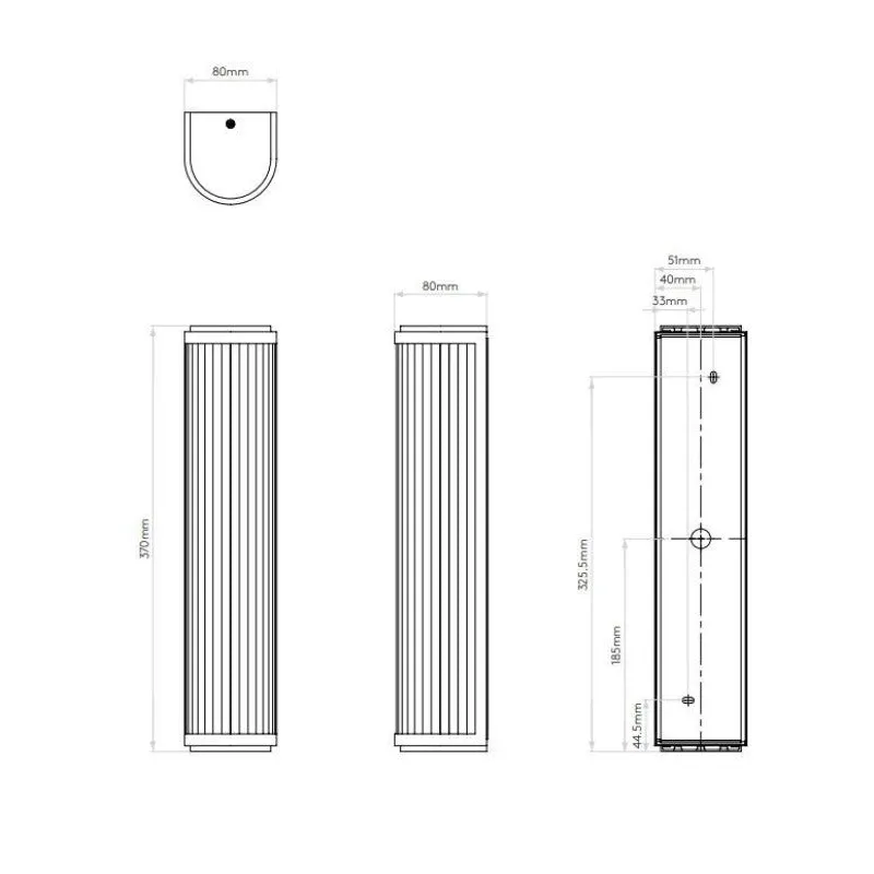 Contemporary Vanity Light | Assorted Finishes