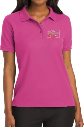 Custom Embroidered Polo Shirt for Women Add Your Personalized Own Embroidery Text