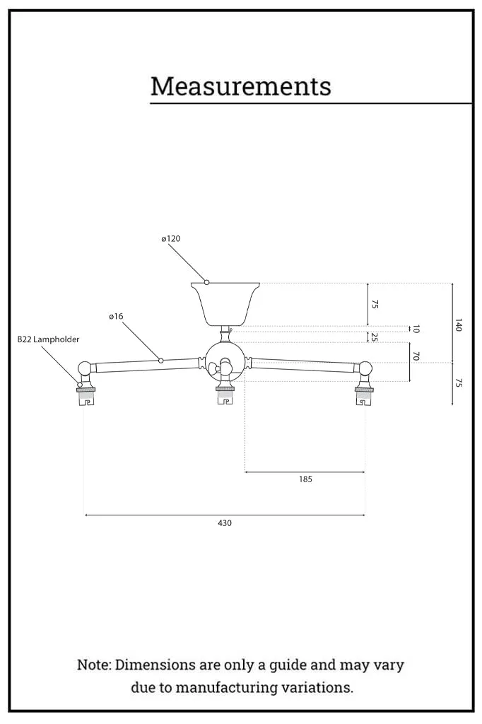 Deco Flush Mount Light