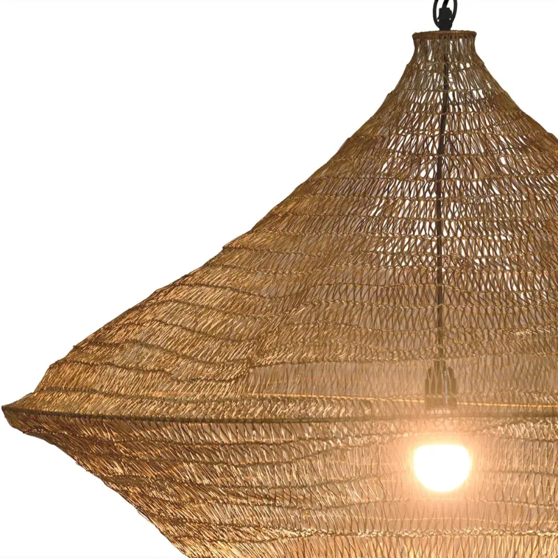 Diamond Crochet Wire Pendant Light