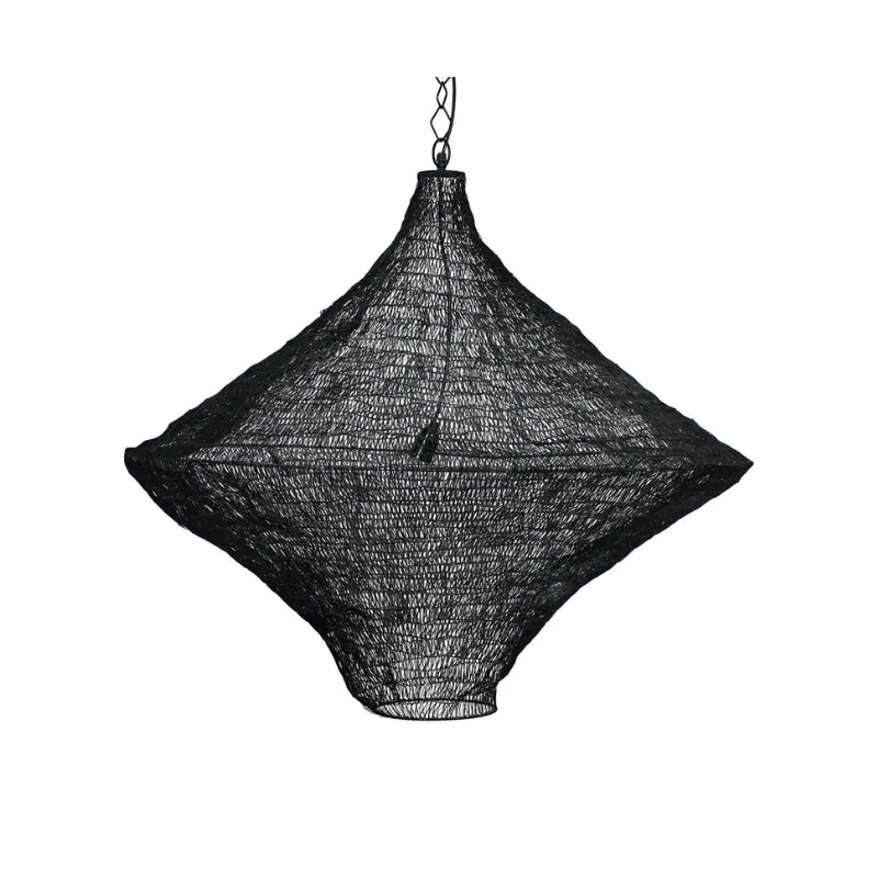 Diamond Crochet Wire Pendant Light