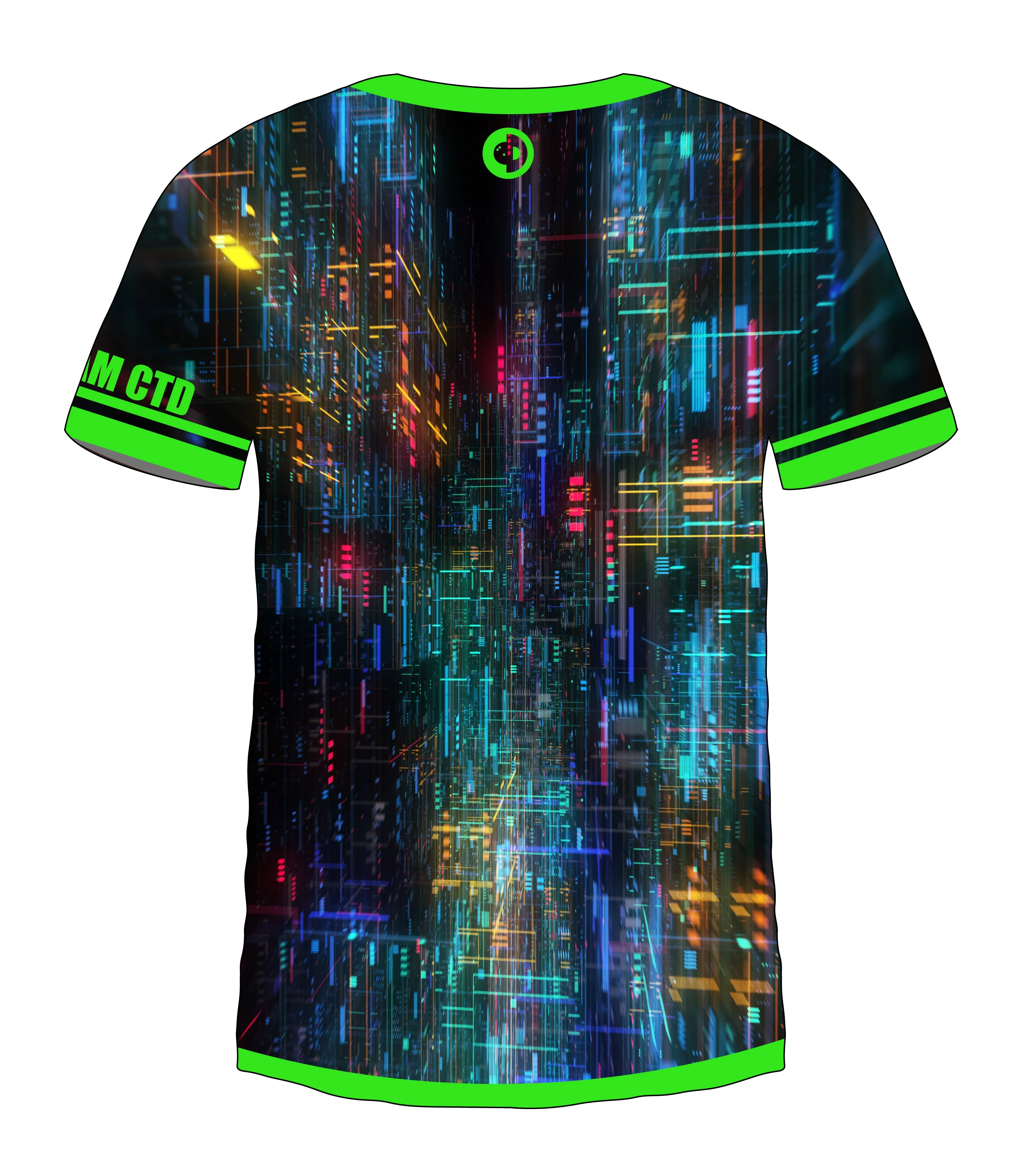 Digital Map Green Jersey