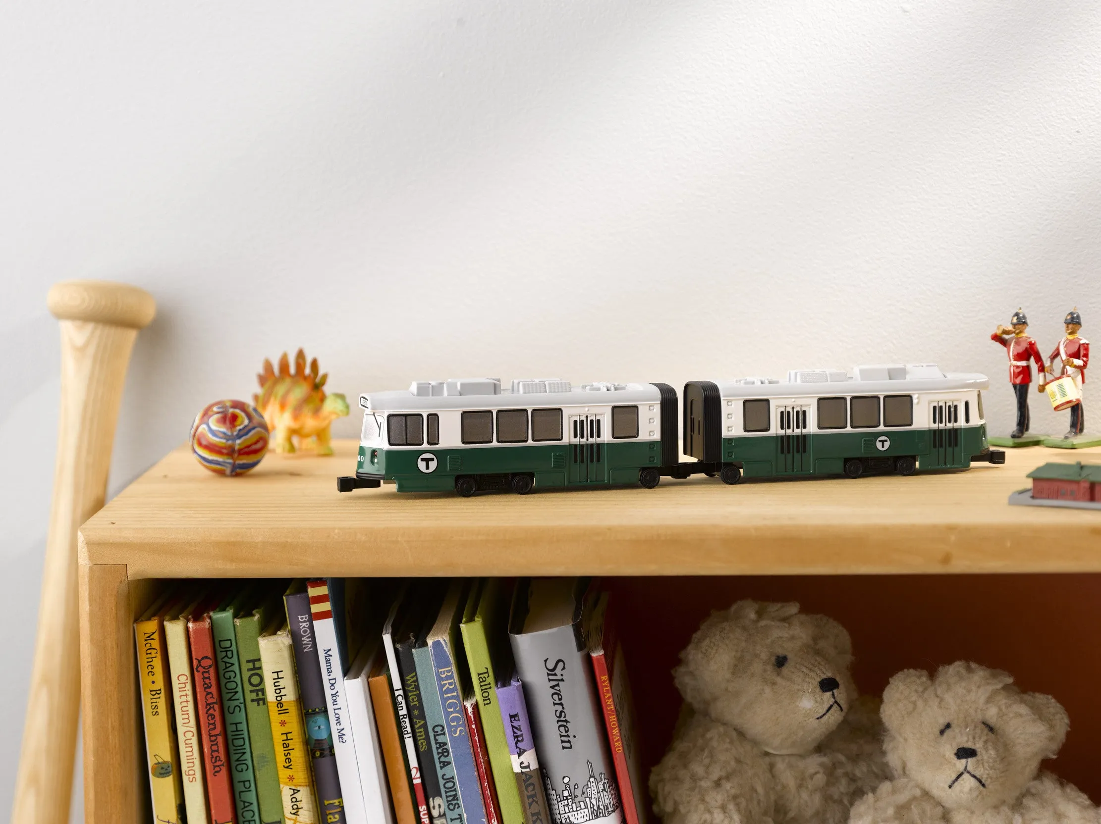 Double MBTA Die Cast Green Line Light Rail Vehicle (LRV/Trolley)