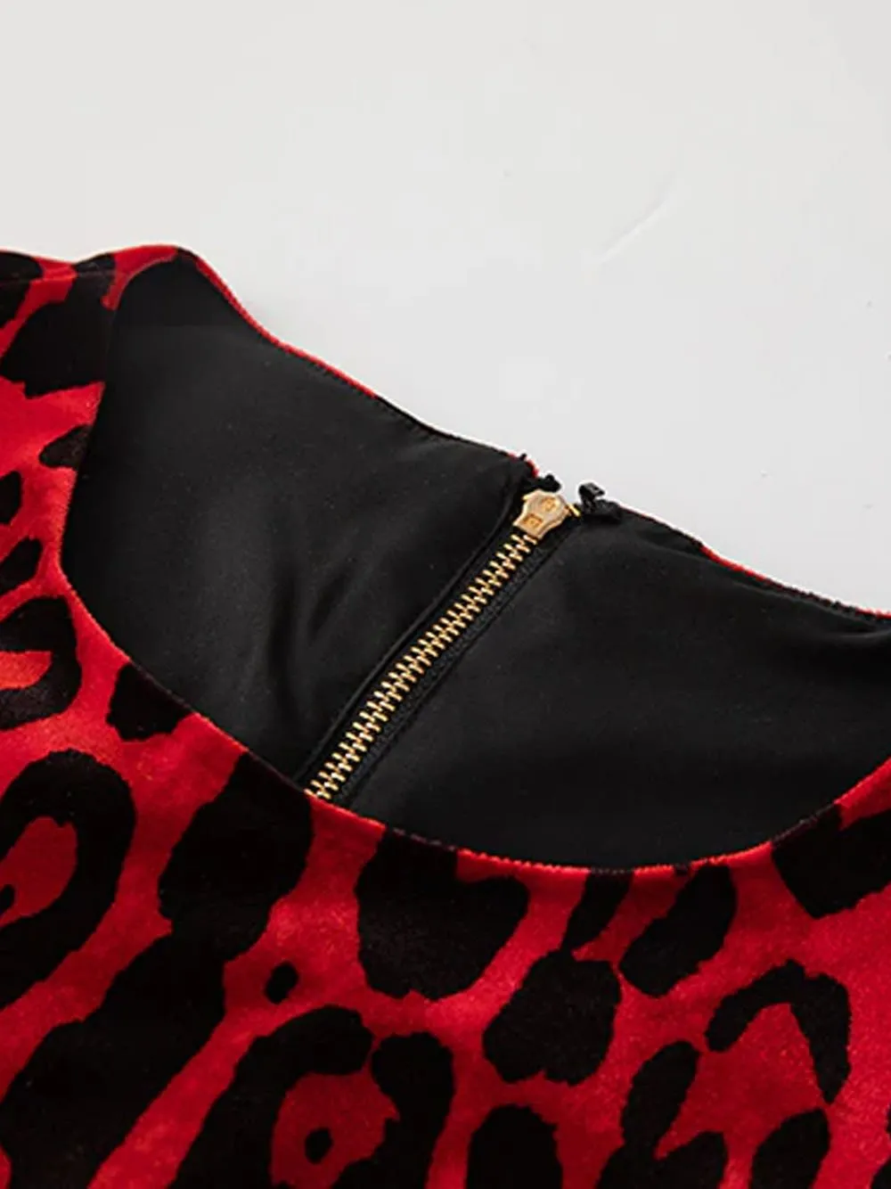 ELOISE Leopard Midi Dress