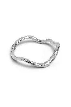Enamel Copenhagen Sway Ring in Silver