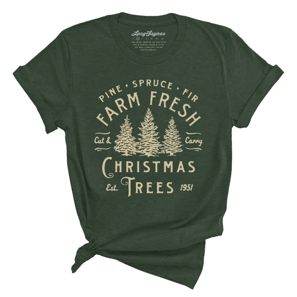 Farm Fresh Christmas Trees Tee