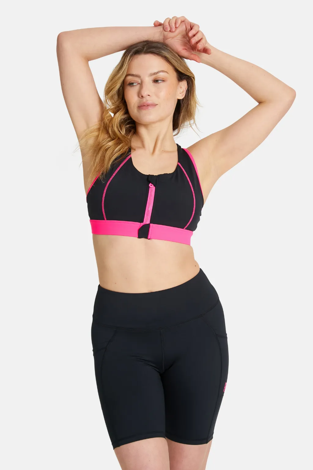 FitPink V2 Front Zip Sports Bra