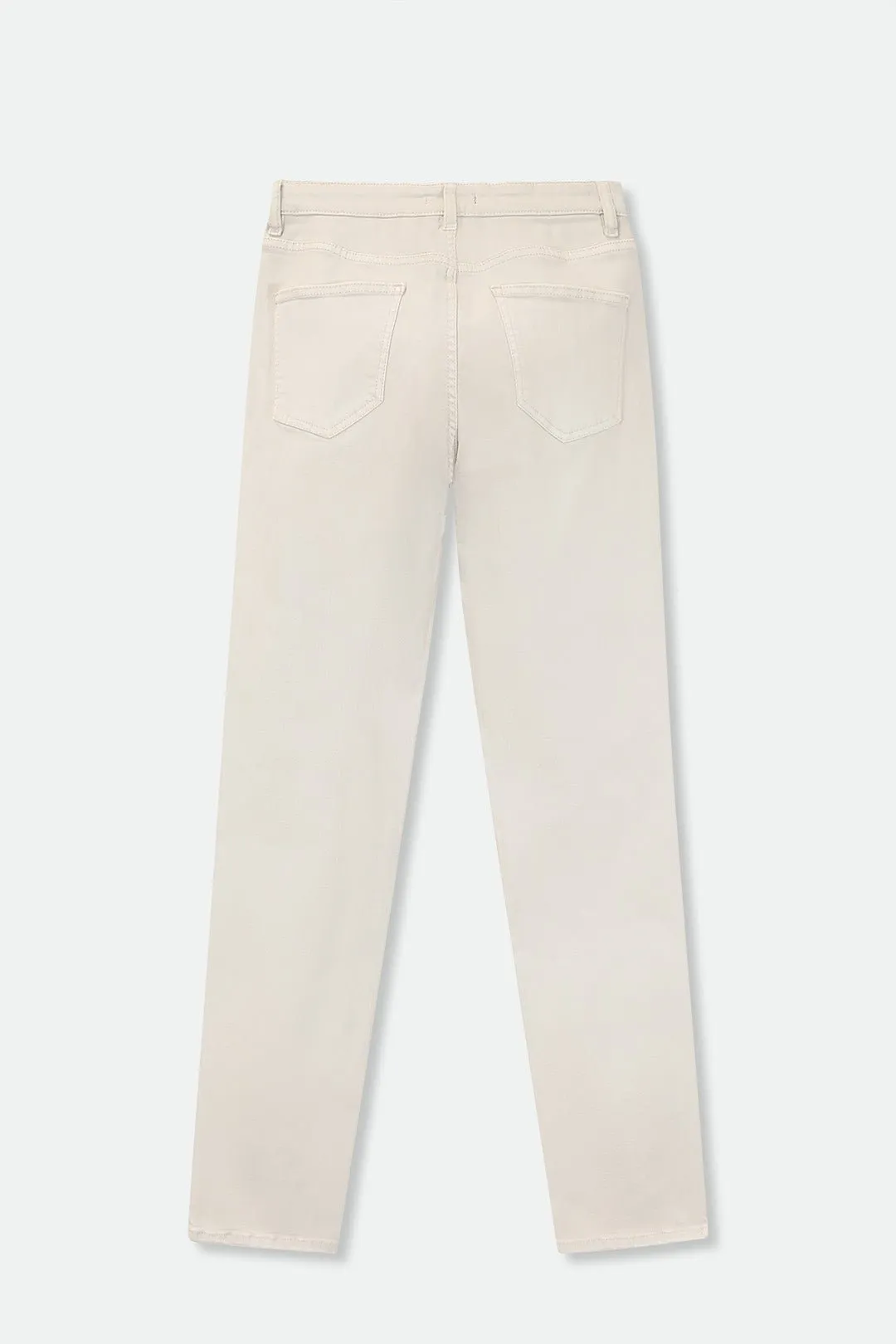 FIVE POCKET GARMENT DYE IN STRETCH DENIM