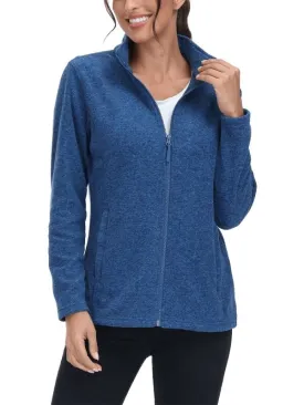 Fleece Women's Sweatshirt with Zipper for Running - SF0127
