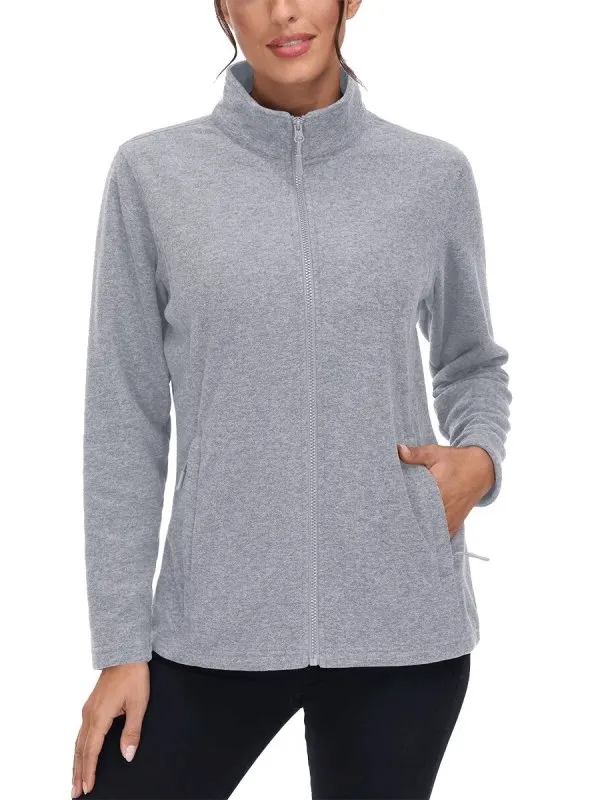 Fleece Women's Sweatshirt with Zipper for Running - SF0127