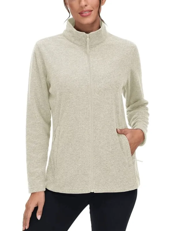 Fleece Women's Sweatshirt with Zipper for Running - SF0127