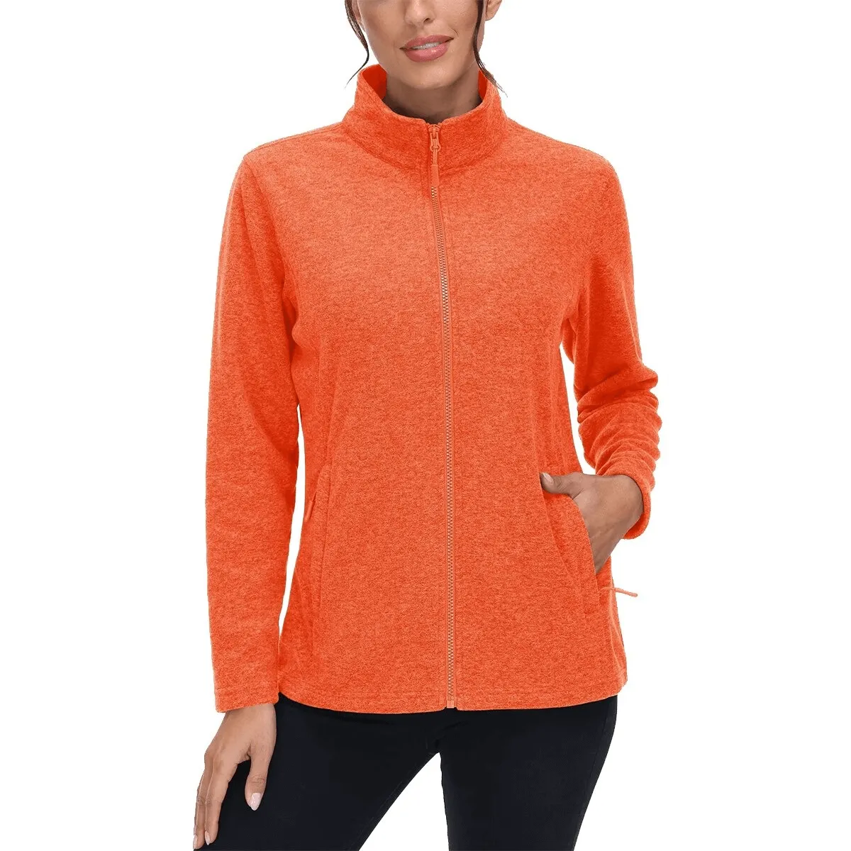 Fleece Women's Sweatshirt with Zipper for Running - SF0127