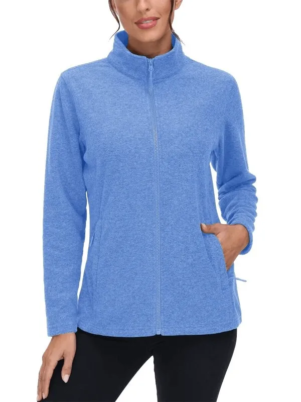 Fleece Women's Sweatshirt with Zipper for Running - SF0127