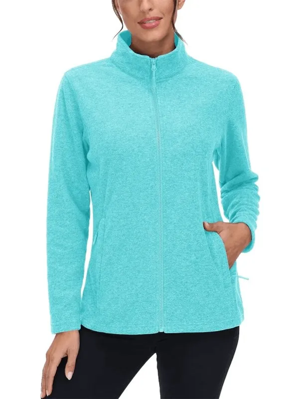 Fleece Women's Sweatshirt with Zipper for Running - SF0127