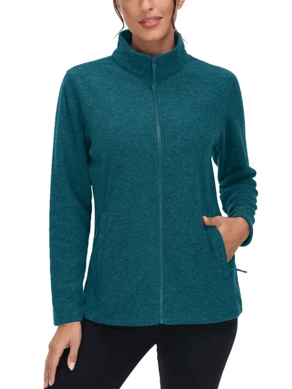 Fleece Women's Sweatshirt with Zipper for Running - SF0127