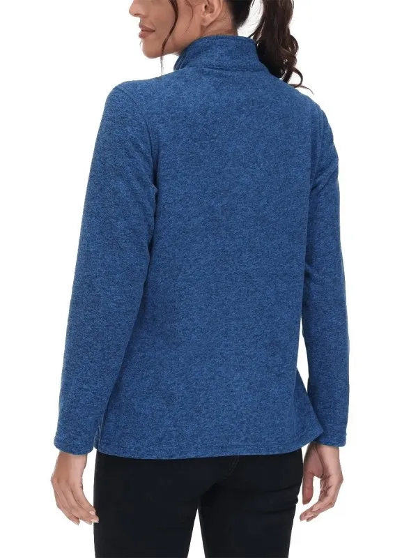 Fleece Women's Sweatshirt with Zipper for Running - SF0127