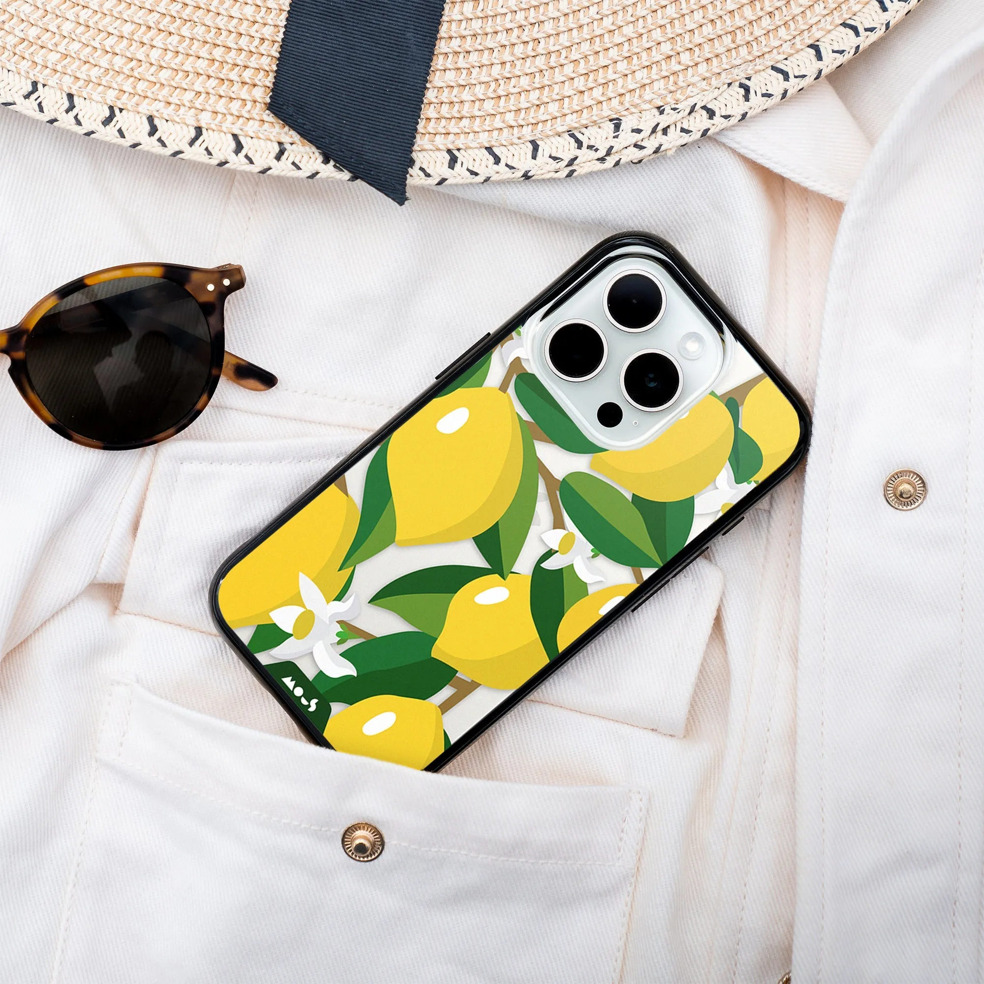 Fruits Printed Phone Case – Lemon - Clarity