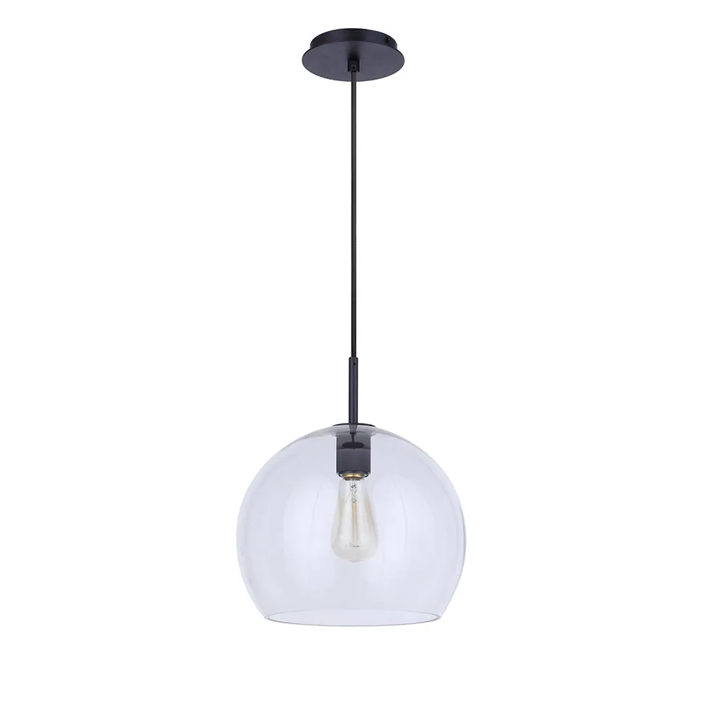 Gallagher 1 Light Pendant - Black
