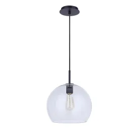 Gallagher 1 Light Pendant - Black