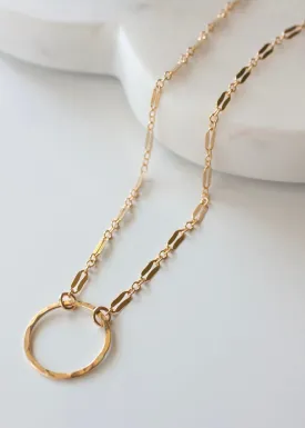 Genevieve Circle Choker Necklace