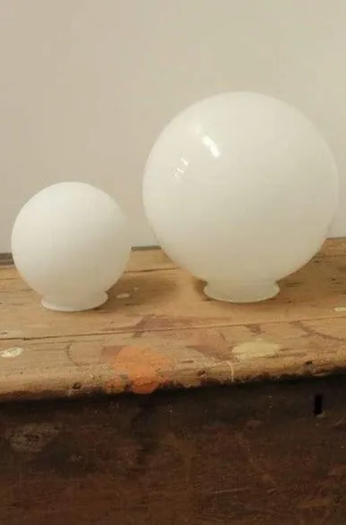 Glass Ball Double Swivel Arm Wall Light