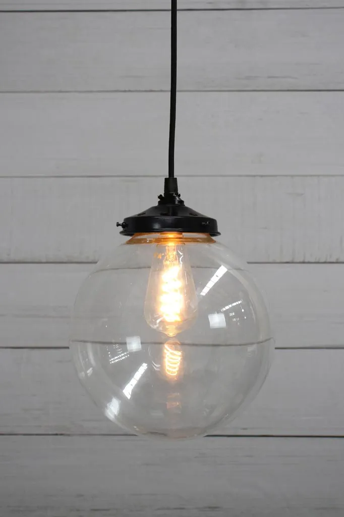 Glass Ball Pendant Light