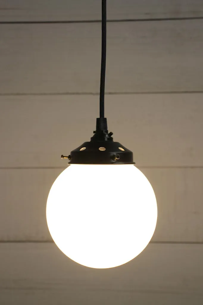 Glass Ball Pendant Light