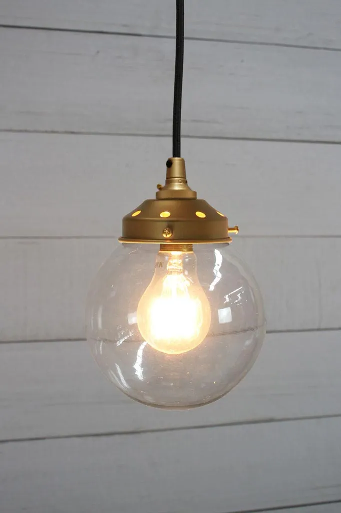 Glass Ball Pendant Light
