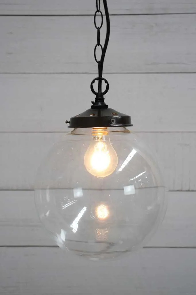 Glass Ball Pendant Light