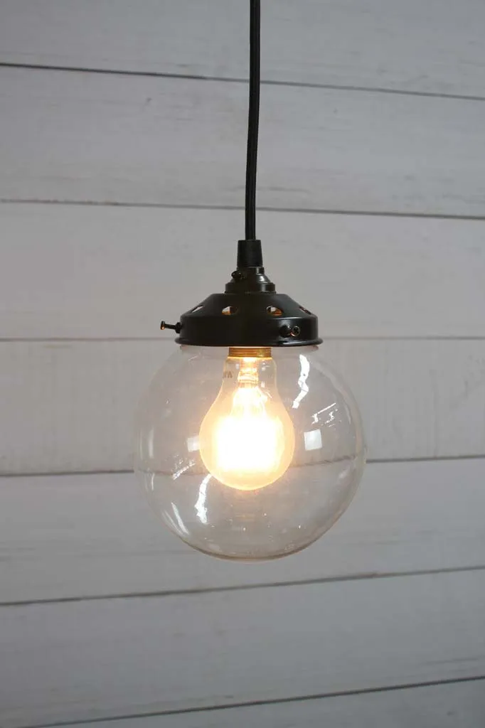 Glass Ball Pendant Light