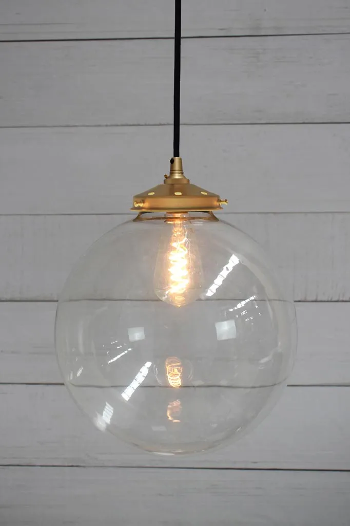 Glass Ball Pendant Light
