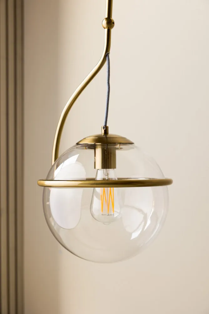 Glass Globe Ceiling Light