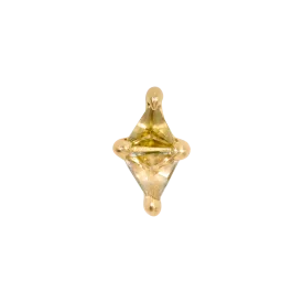 Green Geo Stud Earring - 11730