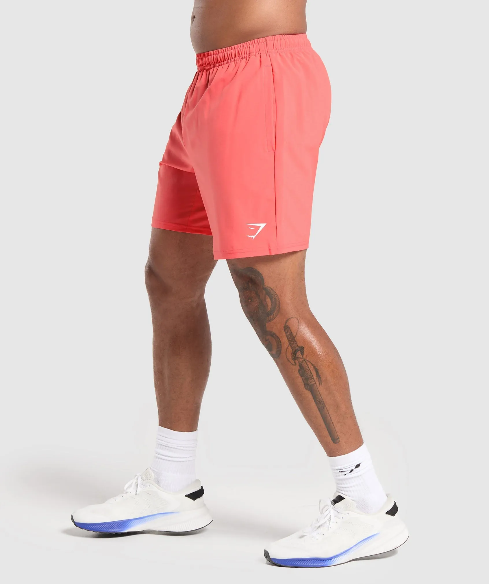 Gymshark Arrival 7" Shorts - Tropical Pink