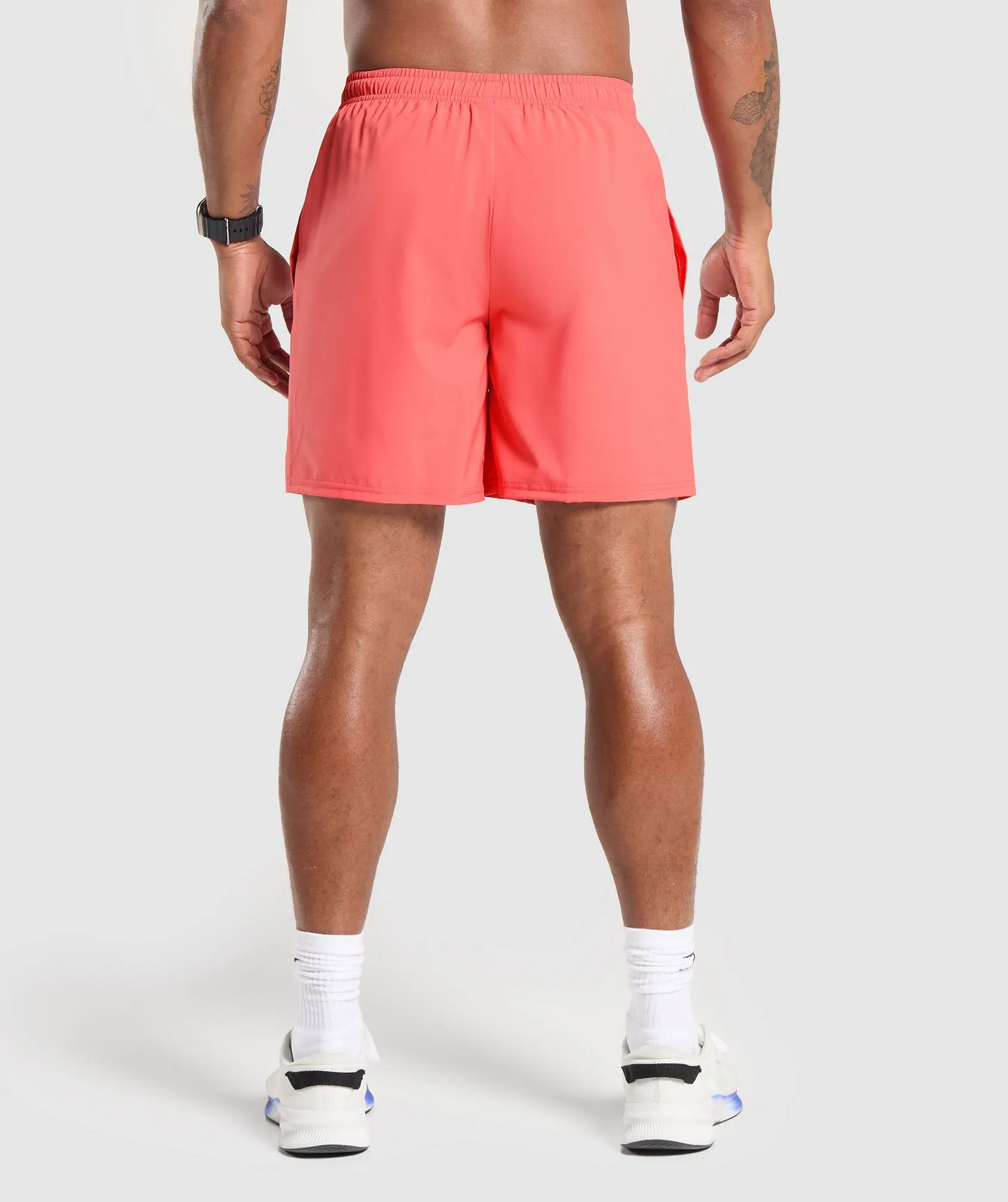 Gymshark Arrival 7" Shorts - Tropical Pink