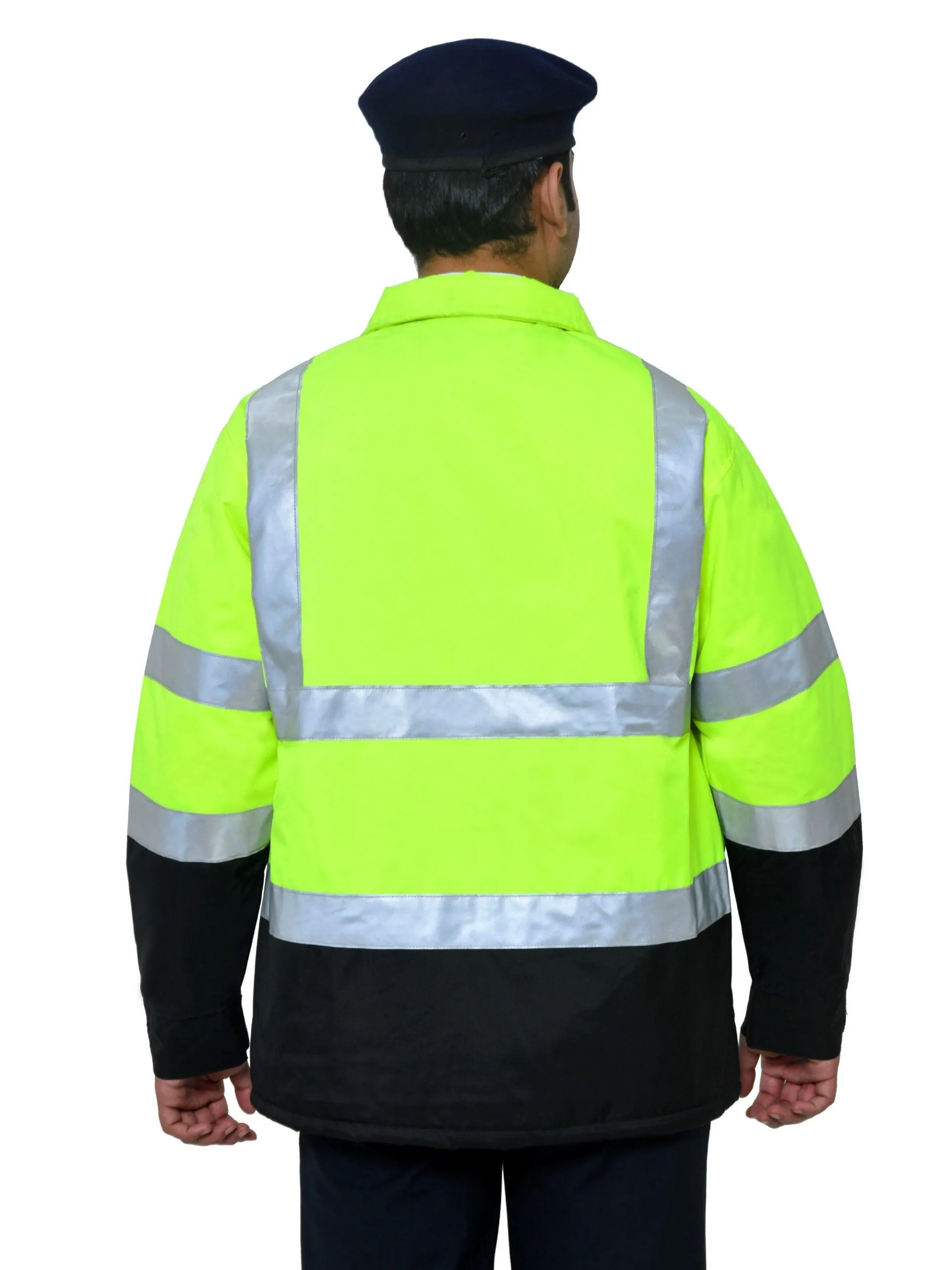 High Visibility Jacket - Yellow & Black