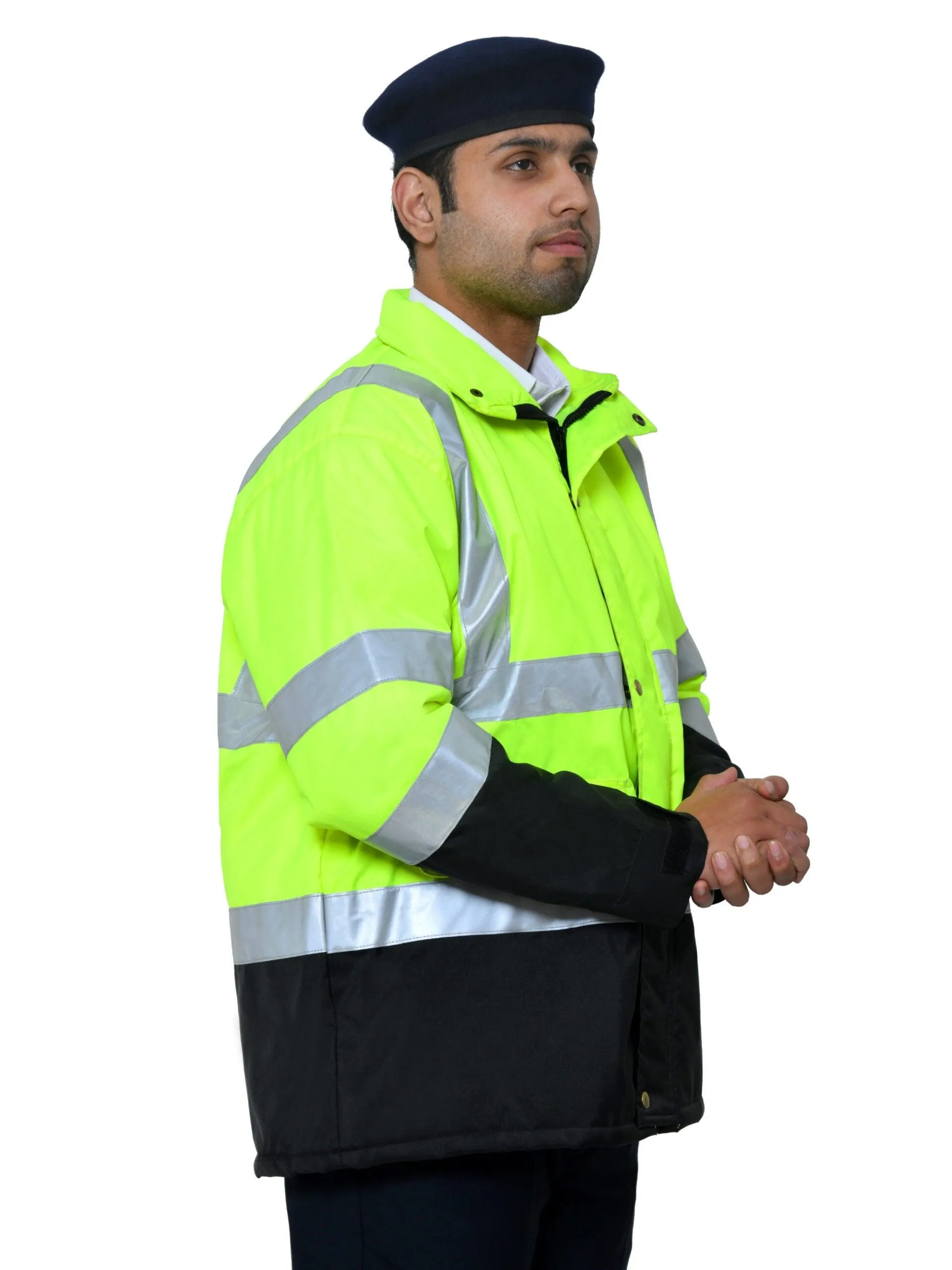 High Visibility Jacket - Yellow & Black