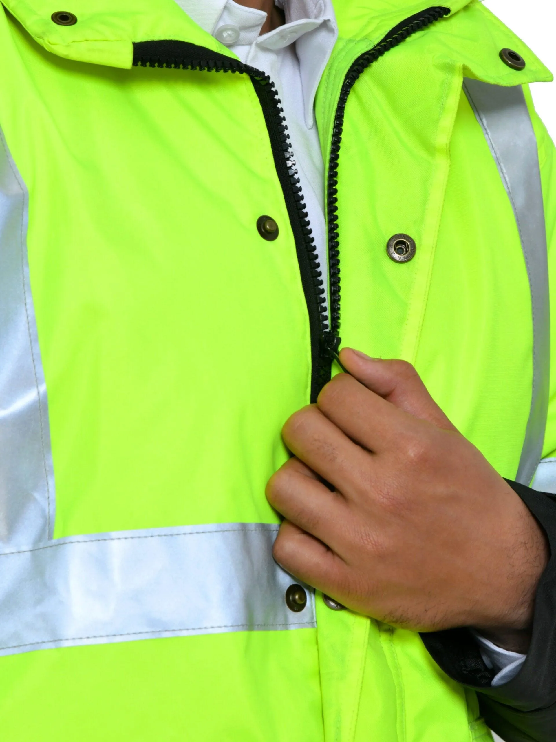 High Visibility Jacket - Yellow & Black