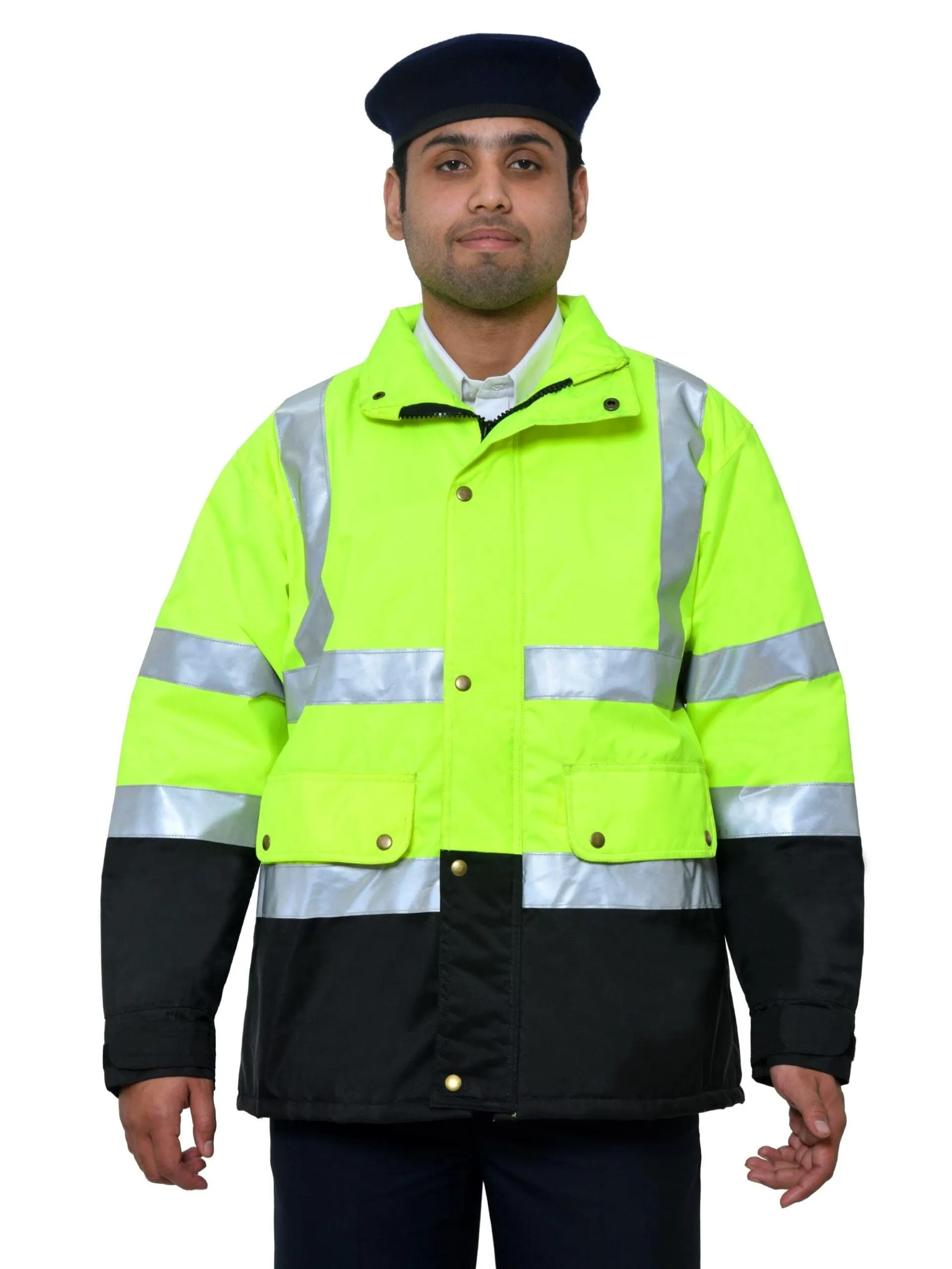 High Visibility Jacket - Yellow & Black