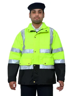 High Visibility Jacket - Yellow & Black